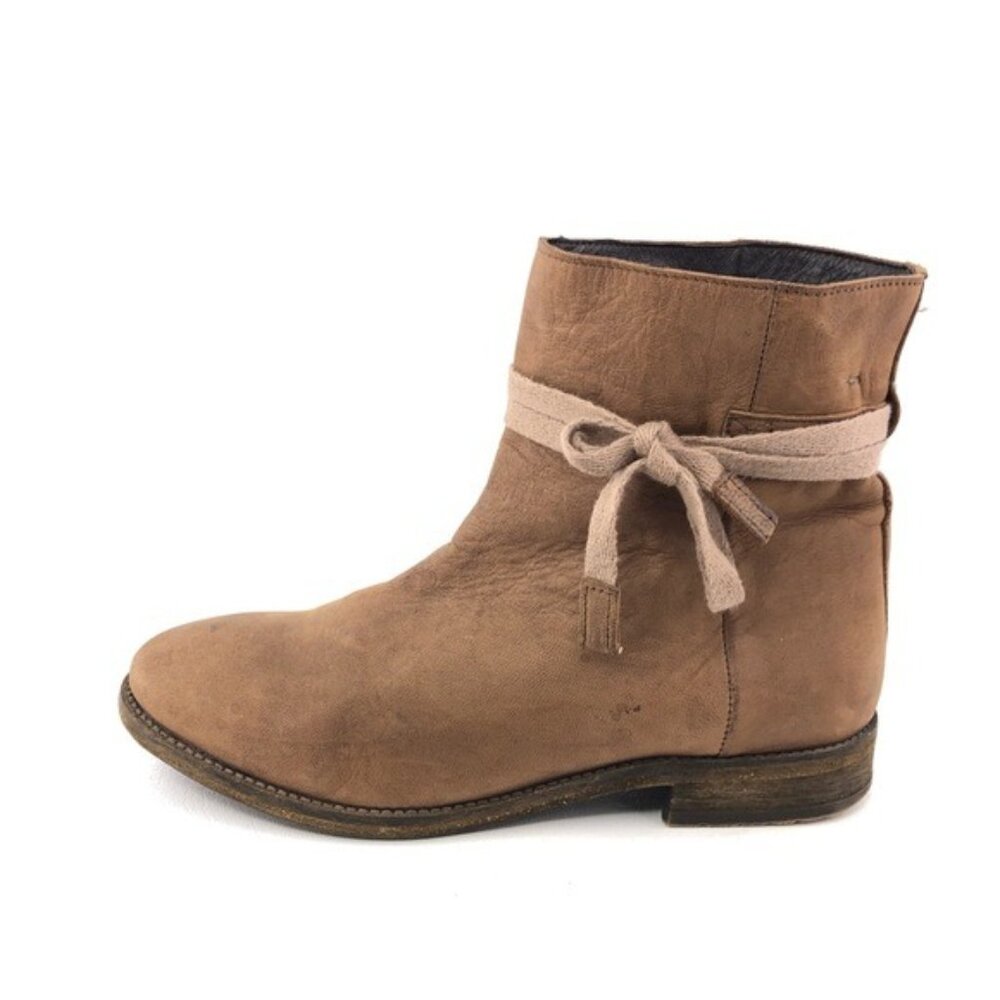Humanoid Brown Leather Ankle Boots EUR 39